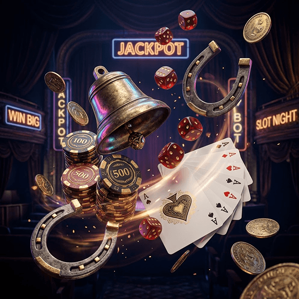 Golden Egyptian themed casino interface